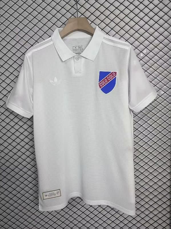 AAA Quality Colo Colo 100th Anniversary White Soccer Jersey