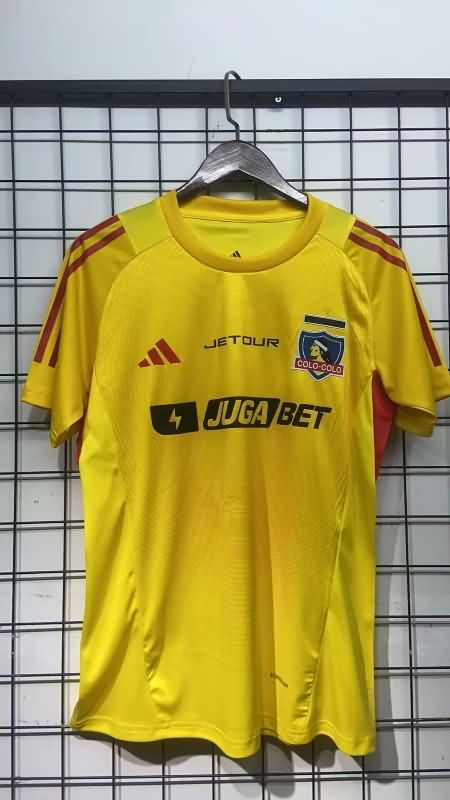 AAA Quality Colo Colo 2025 Goalkeeper Yellow Soccer Jersey