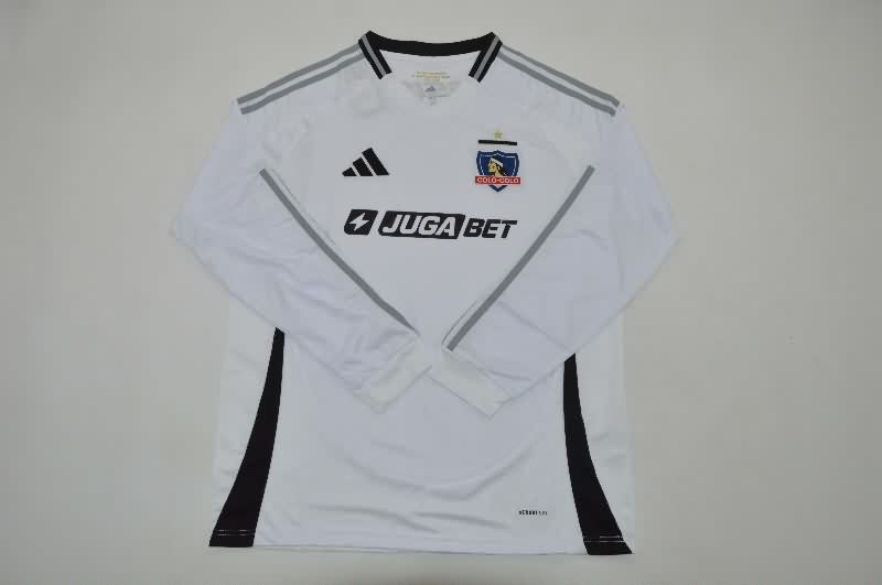 AAA Quality Colo Colo 2025 Home Long Sleeve Soccer Jersey