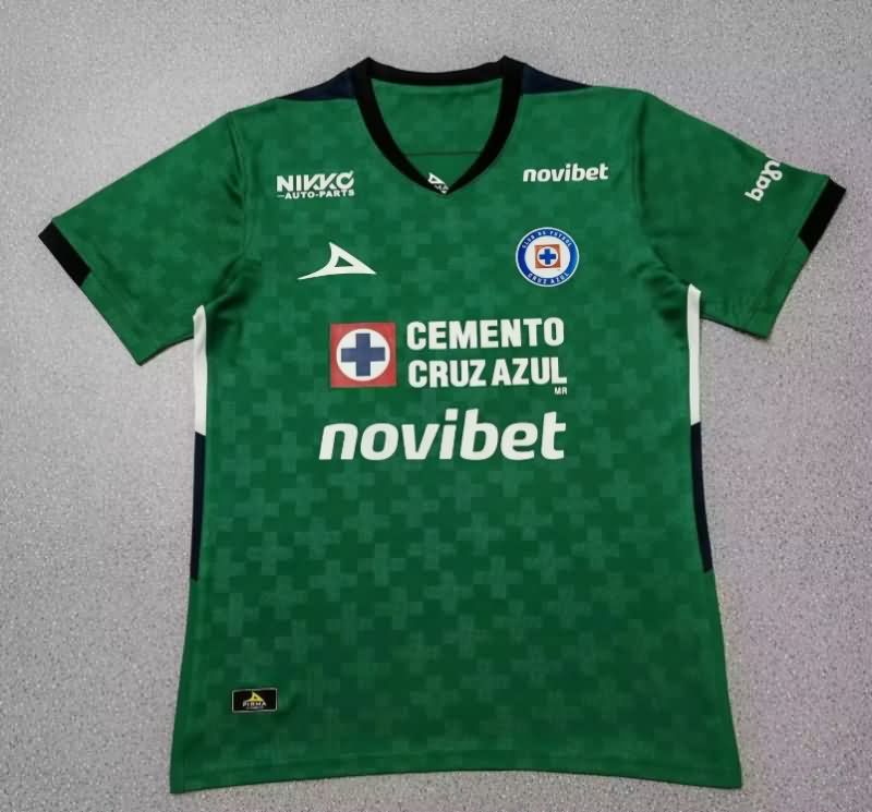 AAA Quality Cruz Azul 25/26 Goalkeeper Green Soccer Jersey AAA Quality Cruz Azul 25/26 Goalkeeper Green Soccer Jersey