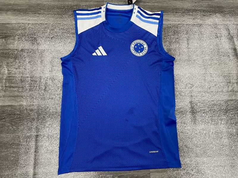 AAA Quality Cruzeiro 2025 Training Vest Soccer Jersey