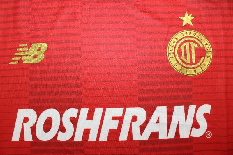AAA Quality Deportivo Toluca 25/26 Home Soccer Jersey (Player)