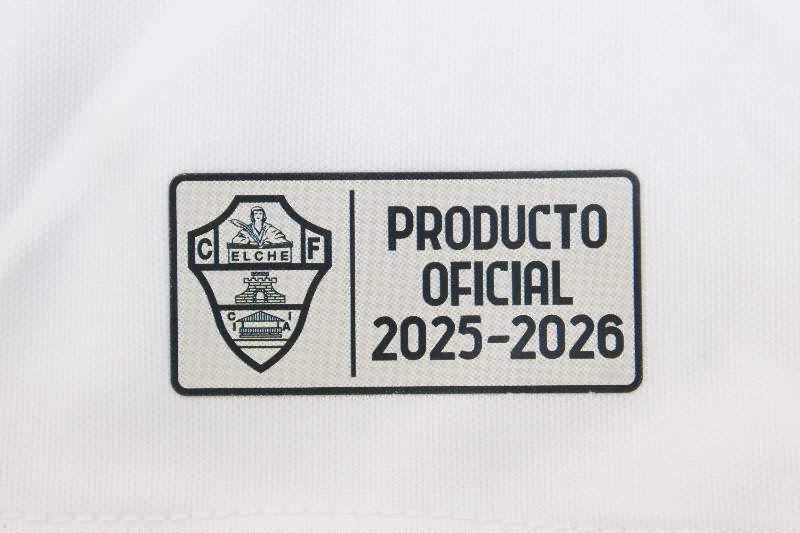 AAA Quality Elche 25/26 Home Soccer Jersey