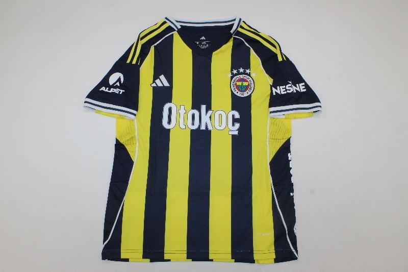 AAA Quality Fenerbahce 25/26 Home Soccer Jersey AAA Quality Fenerbahce 25/26 Home Soccer Jersey