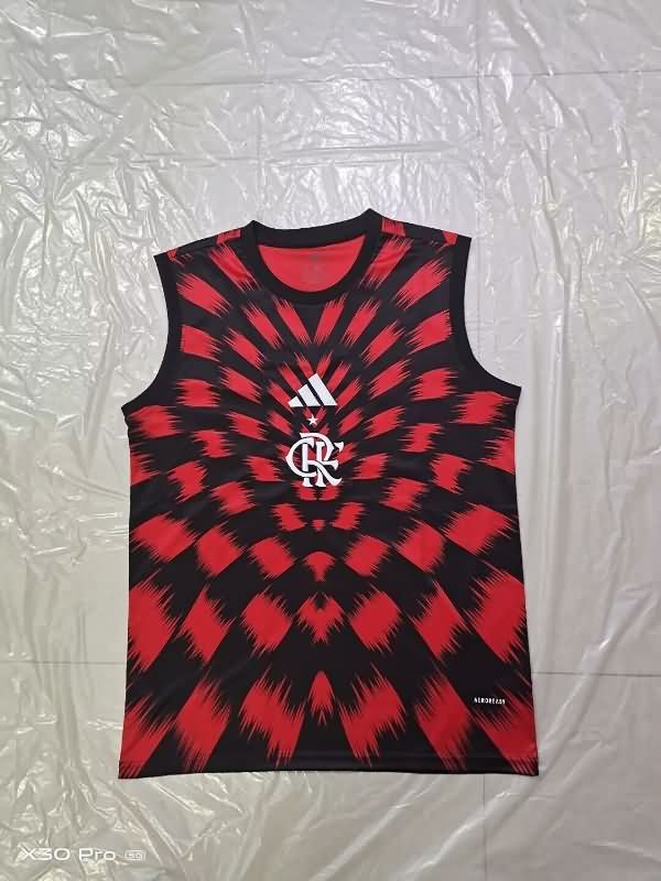 Flamengo Soccer Jersey Red Vest Replica 2025