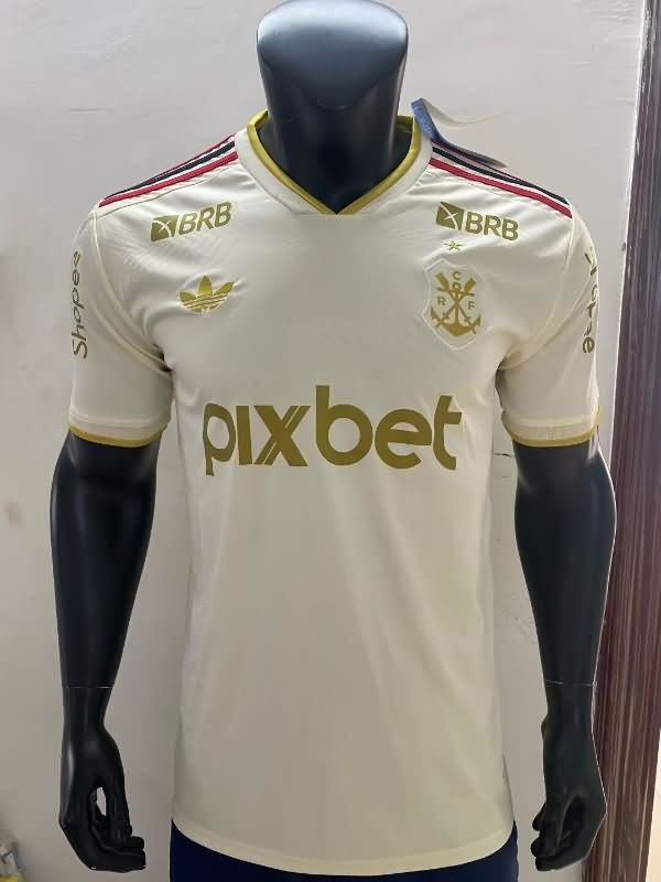 AAA Quality Flamengo 2025 Third Soccer Jersey Sponsor