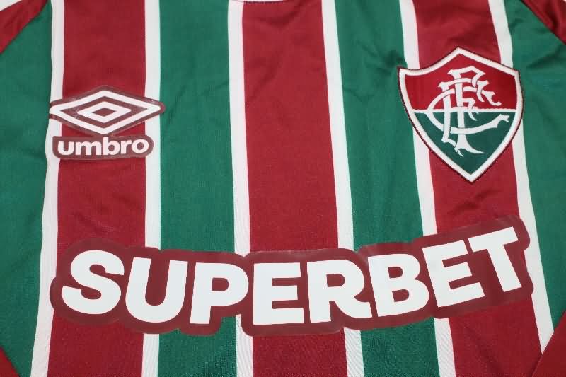 AAA Quality Fluminense 2025 Home Long Sleeve Soccer Jersey