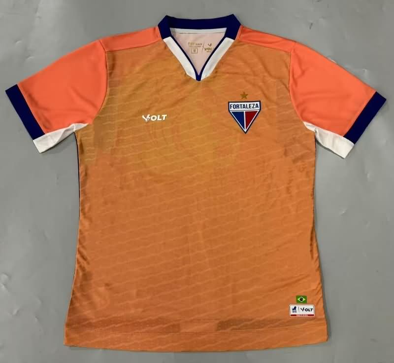 AAA Quality Fortaleza 2025 Goalkeeper Orange Soccer Jersey