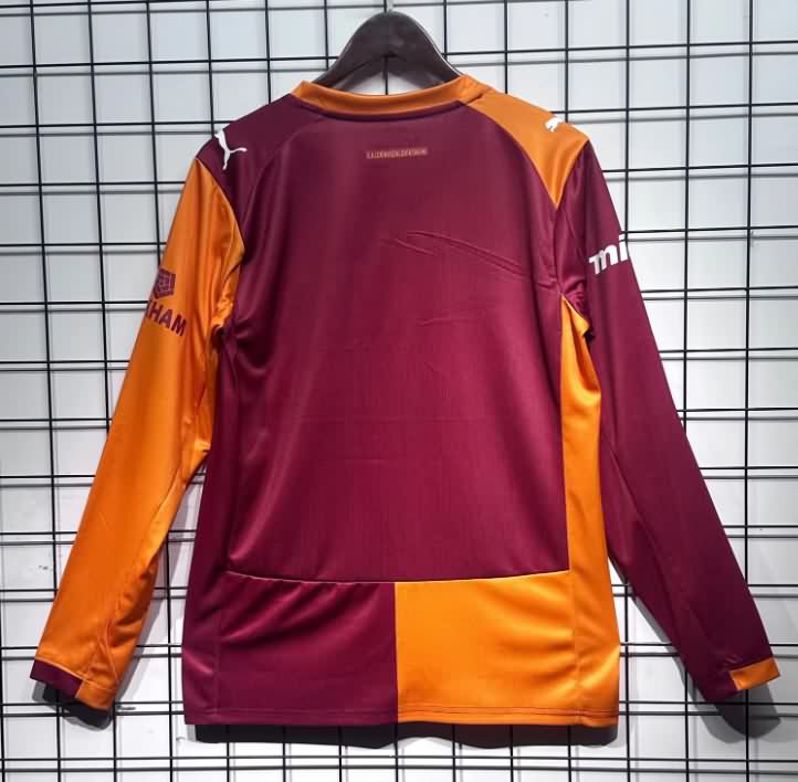 AAA Quality Galatasaray 25/26 Home Long Sleeve Soccer Jersey