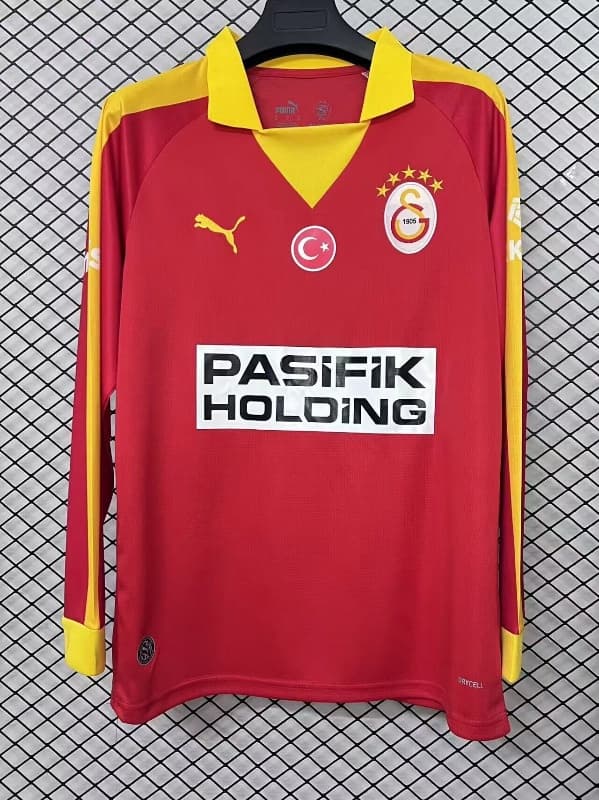 AAA Quality Galatasaray 25/26 Red Long Sleeve Soccer Jersey