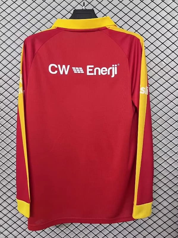 AAA Quality Galatasaray 25/26 Red Long Sleeve Soccer Jersey