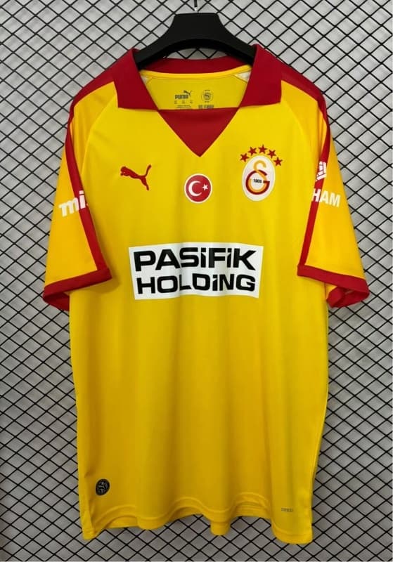AAA Quality Galatasaray 25/26 Yellow Soccer Jersey