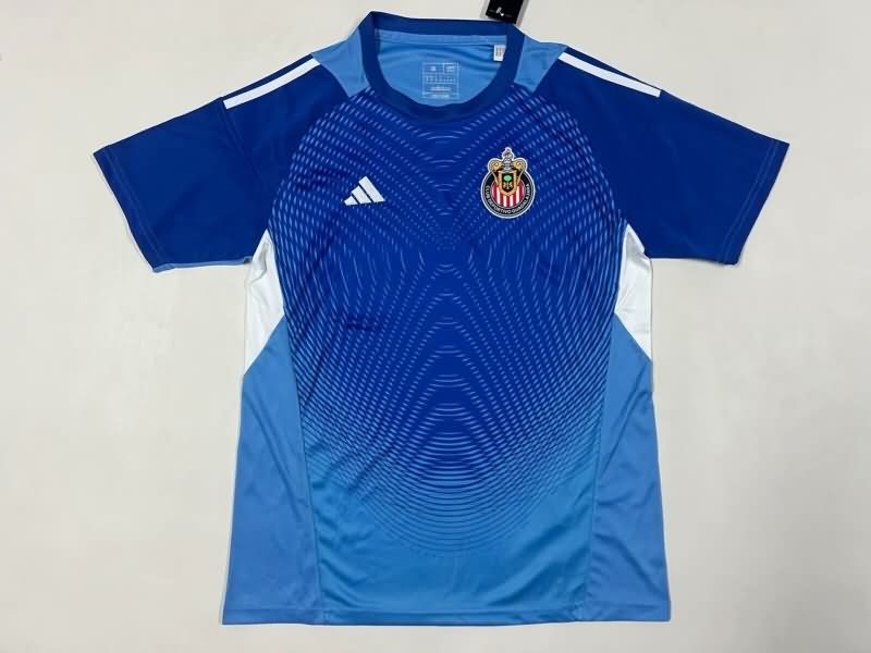 AAA Quality Guadalajara Chivas 25/26 Goakeeper Blue Soccer Jersey