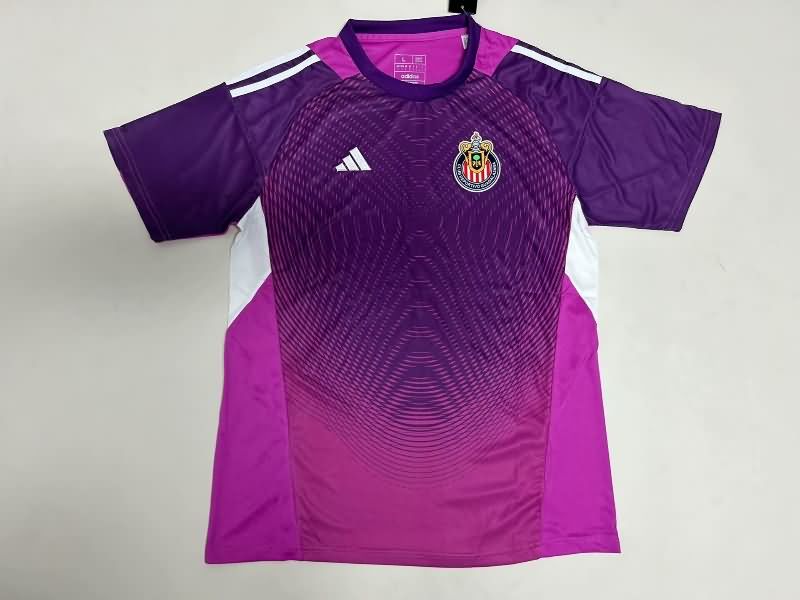 AAA Quality Guadalajara Chivas 25/26 Goakeeper Purple Soccer Jersey