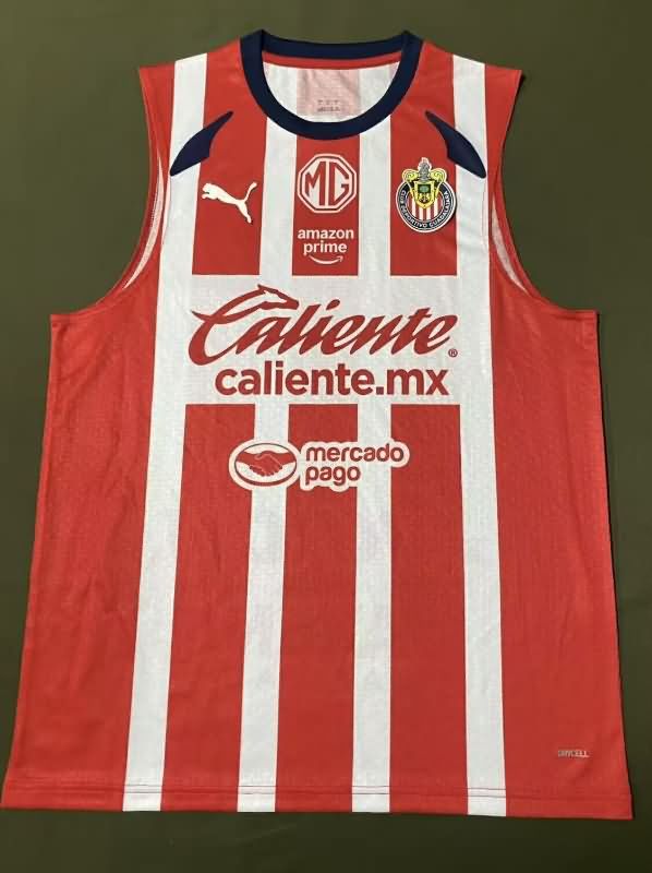 AAA Quality Guadalajara Chivas 25/26 Training Vest Soccer Jersey
