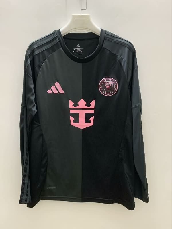 Inter Miami Soccer Jersey Away Long Sleeve Replica 2025
