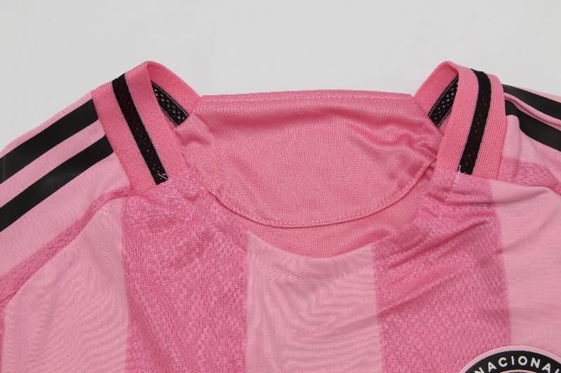 Inter Miami Soccer Jersey Home Long Sleeve (Player) 2025