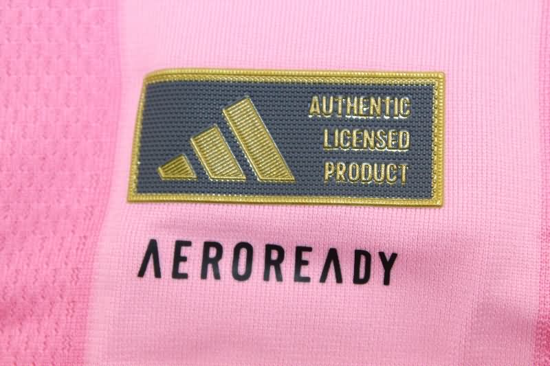 Inter Miami Soccer Jersey Home Long Sleeve (Player) 2025