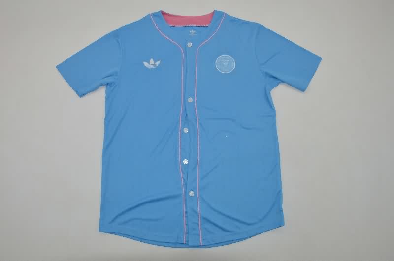 AAA Quality Inter Miami 2025 Blue Baseball Jersey