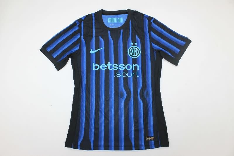 AAA Quality Inter Milan 25/26 Home Soccer Jersey (Player)