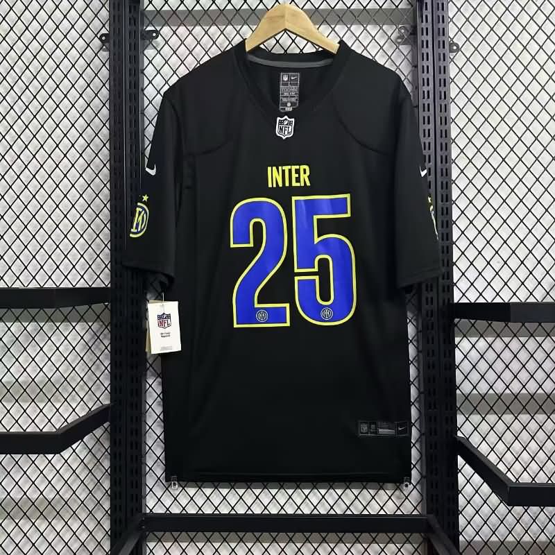 AAA Quality Inter Milan 25/26 Black NFL Jersey
