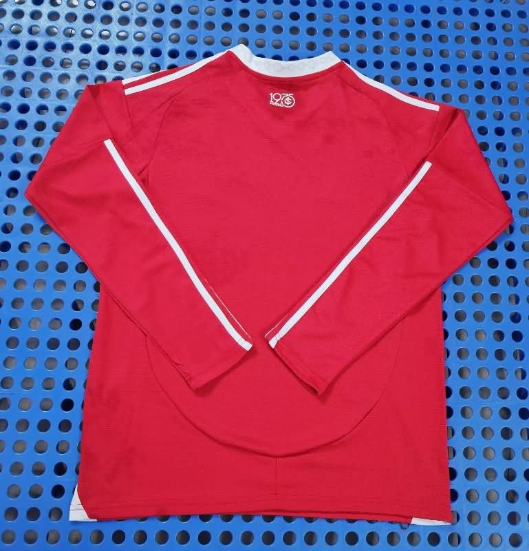 AAA Quality Sport Club Internacional 2025 Home Long Sleeve Soccer Jersey