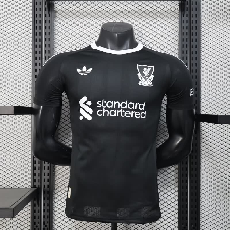 AAA Quality Liverpool 25/26 Goalkeeper Black Soccer Jersey (Player)