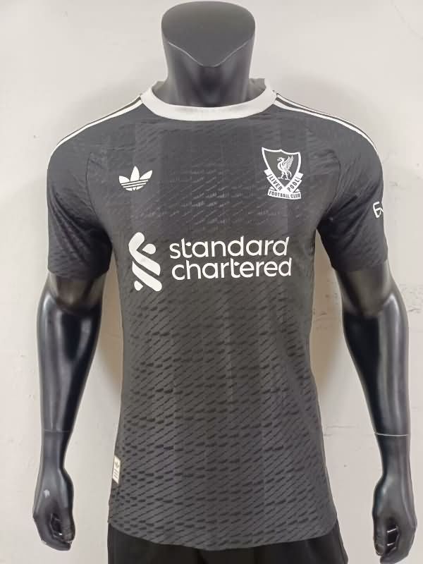 AAA Quality Liverpool 25/26 Goalkeeper Black Soccer Jersey (Player) Leaked
