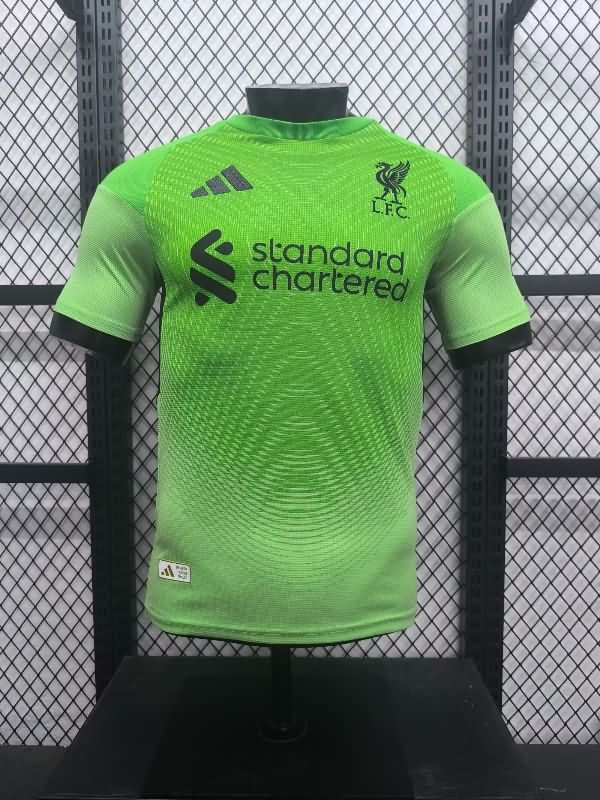 AAA Quality Liverpool 25/26 Goalkeeper Green Soccer Jersey (Player)