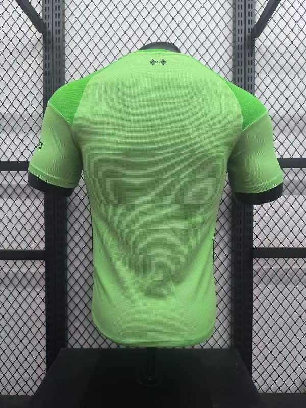 AAA Quality Liverpool 25/26 Goalkeeper Green Soccer Jersey (Player)