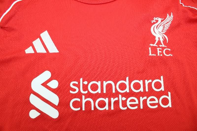 Liverpool Soccer Jersey Home Replica 25/26