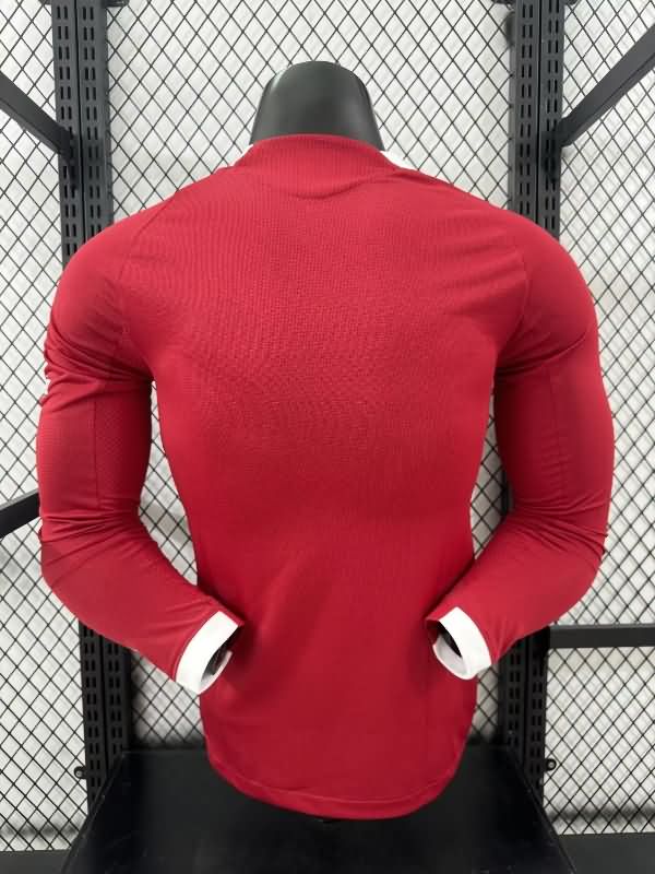 AAA Quality Liverpool 25/26 Home Long Sleeve Soccer Jersey (Player) Leaked