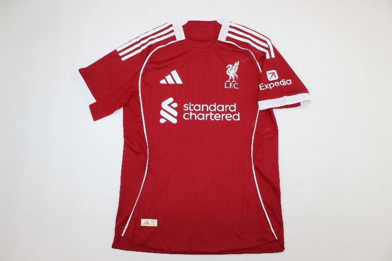 AAA Quality Liverpool 25/26 Home Soccer Jersey (Player)