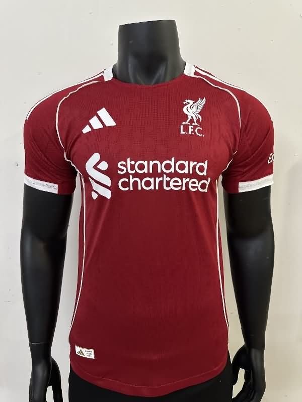 Liverpool Soccer Jersey Home (Player) 25/26