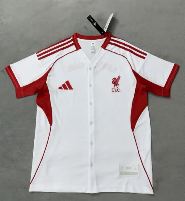 AAA Quality Liverpool 25/26 Travel White Soccer Jersey