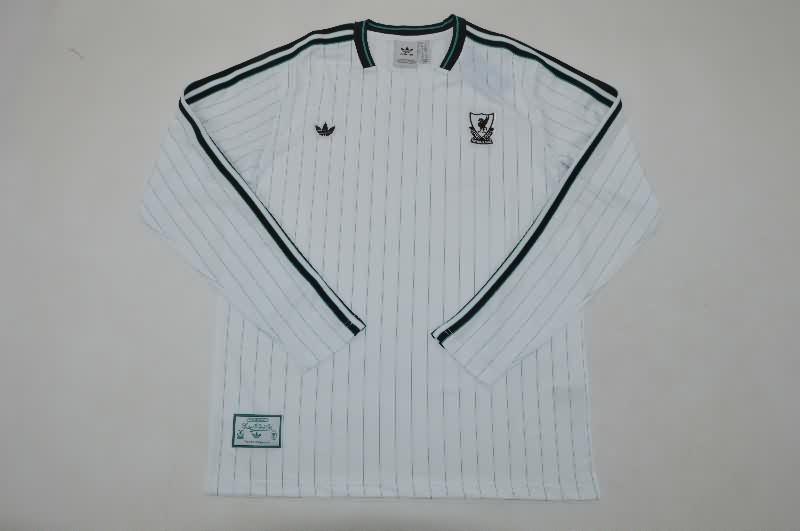 AAA Quality Liverpool 25/26 White Long Sleeve Soccer Jersey