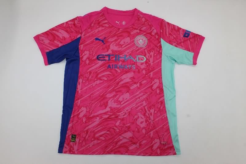 AAA Quality Manchester City 25/26 Goalkeeper Pink Soccer Jersey AAA Quality Manchester City 25/26 Goalkeeper Pink Soccer Jersey