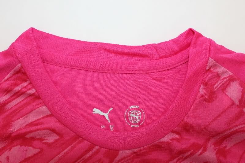 AAA Quality Manchester City 25/26 Goalkeeper Pink Soccer Jersey
