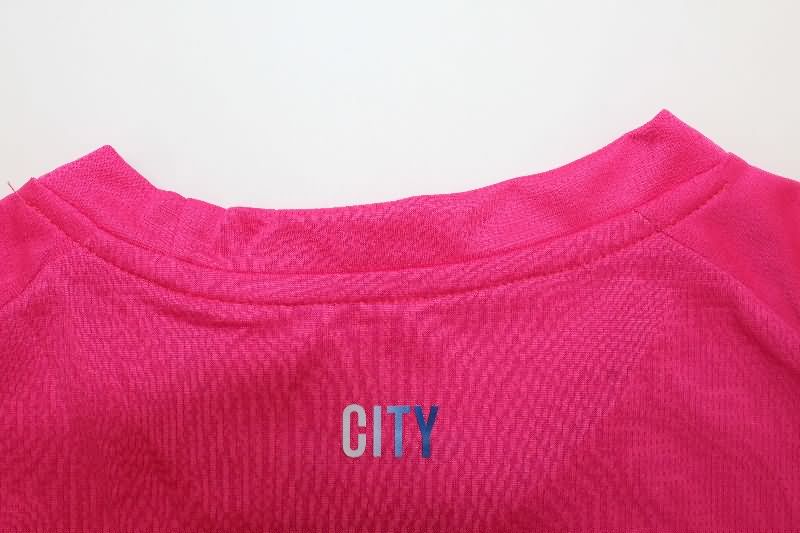 AAA Quality Manchester City 25/26 Goalkeeper Pink Soccer Jersey
