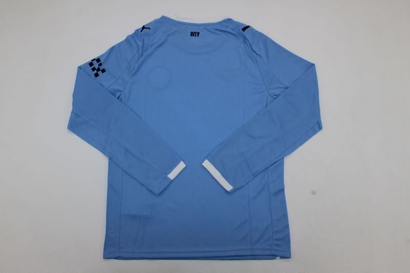 AAA Quality Manchester City 25/26 Home Long Sleeve Soccer Jersey