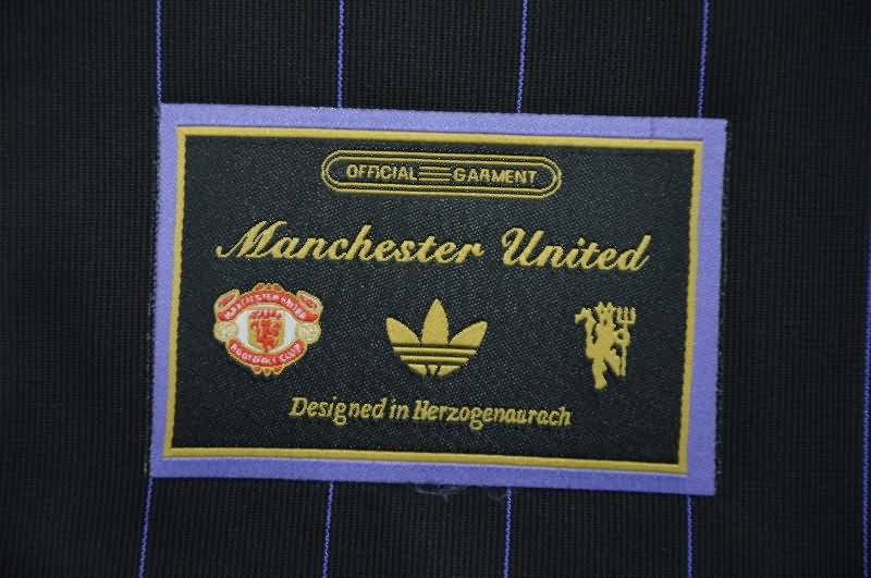 AAA Quality Manchester United 25/26 Black Long Sleeve Soccer Jersey