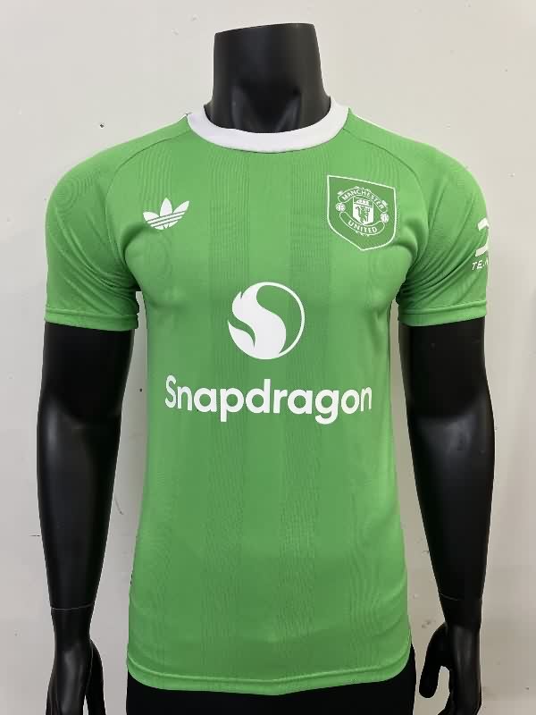 AAA Quality Manchester United 25/26 Goalkeeper Green Soccer Jersey(Player)