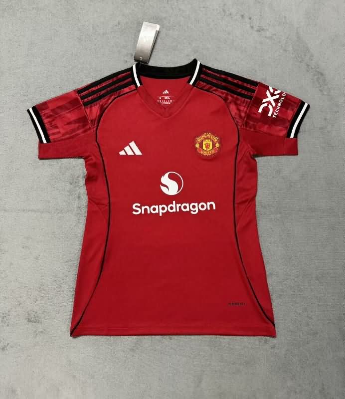 AAA Quality Manchester United 25/26 Home Women Soccer Jersey Leaked