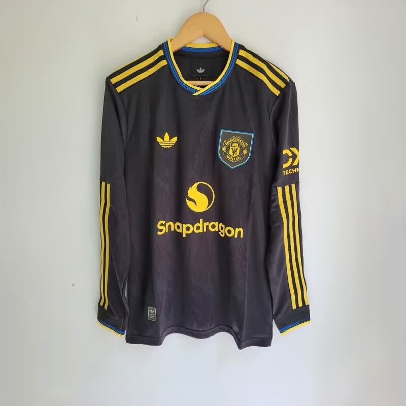 AAA Quality Manchester United 25/26 Third Long Sleeve Soccer Jersey (Player) AAA Quality Manchester United 25/26 Third Long Sleeve Soccer Jersey (Player)