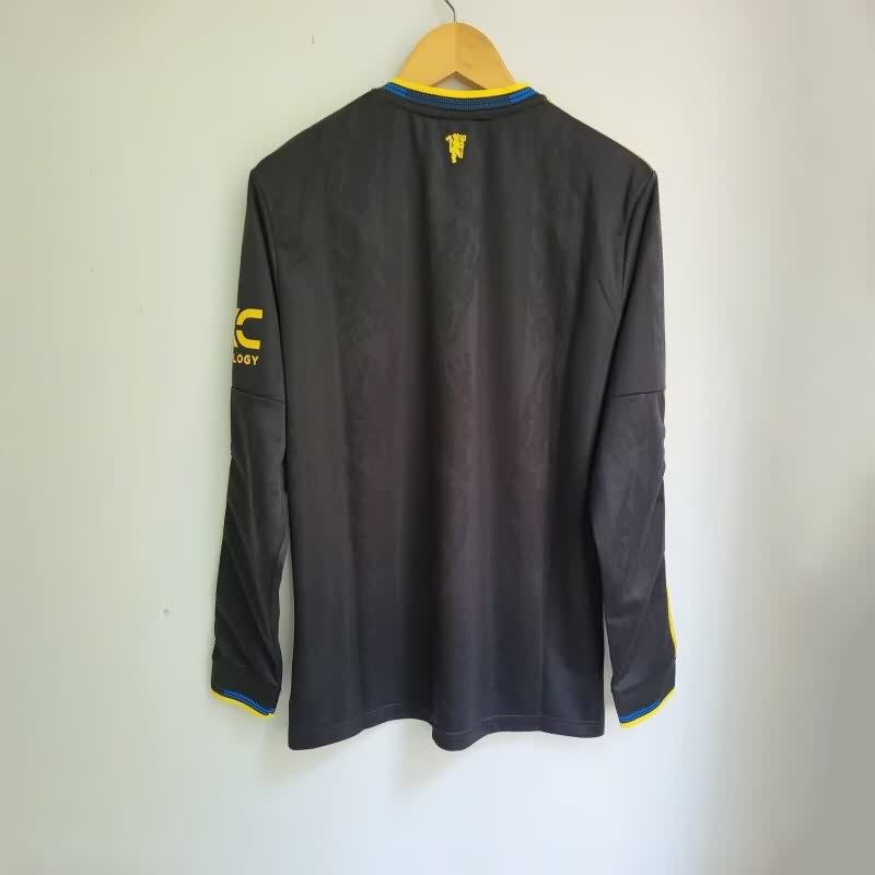 AAA Quality Manchester United 25/26 Third Long Sleeve Soccer Jersey (Player)