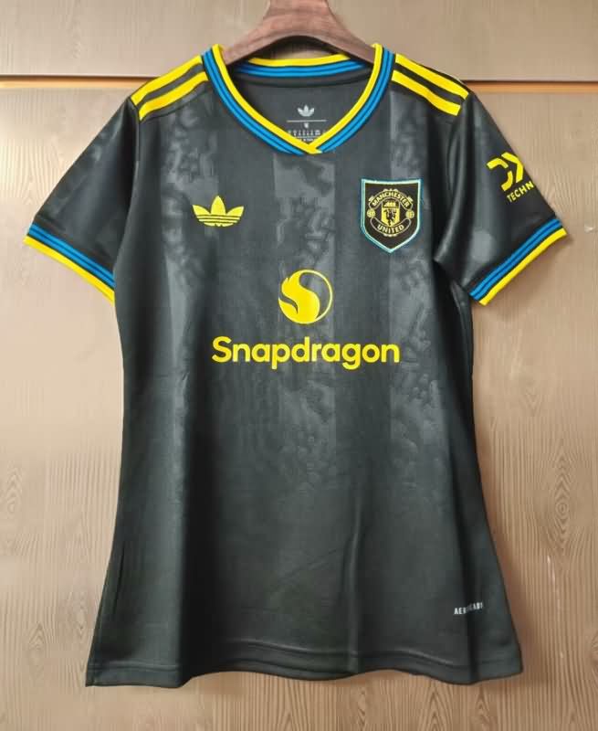 AAA Quality Manchester United 25/26 Third Women Soccer Jersey Leaked AAA Quality Manchester United 25/26 Third Women Soccer Jersey Leaked