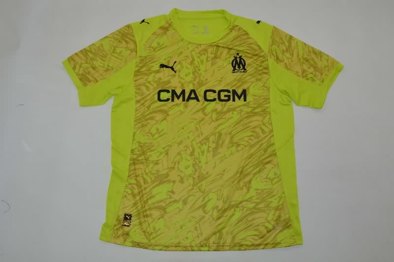 AAA Quality Marseilles 25/26 Goalkeeper Green Soccer Jersey