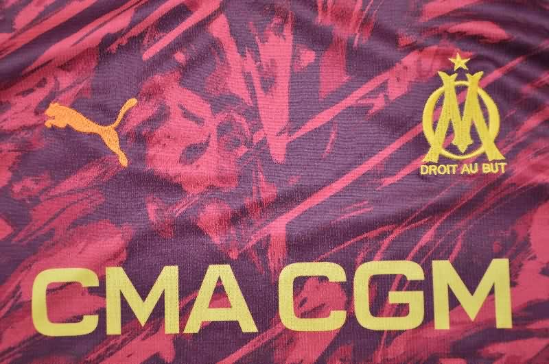 AAA Quality Marseilles 25/26 Goalkeeper Red Soccer Jersey