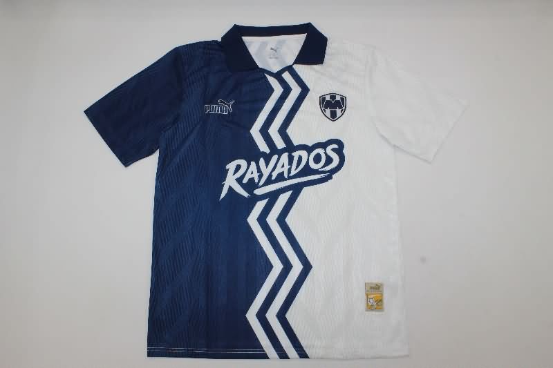 AAA Quality Monterrey 25/26 Dark Blue White Soccer Jersey