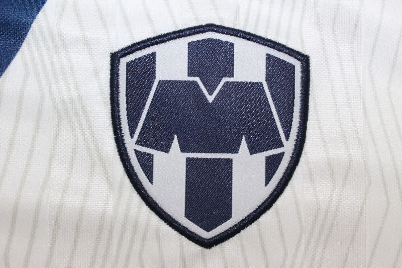 AAA Quality Monterrey 25/26 Dark Blue White Soccer Jersey